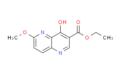 CAS No. 53241-92-2, Ethyl 4-hydroxy-6-methoxy-1,5-naphthyridine-3-carboxylate