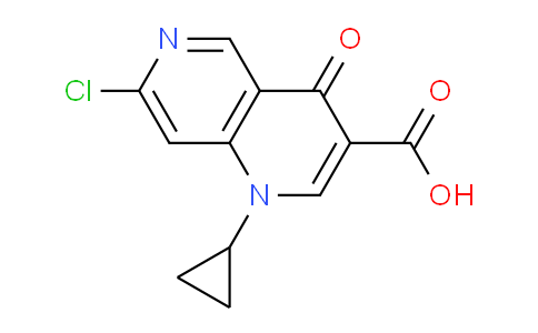 CAS No. 181262-12-4, 7-Chloro-1-cyclopropyl-4-oxo-1,4-dihydro-1,6-naphthyridine-3-carboxylic acid