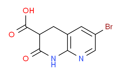CAS No. 1196154-23-0, 6-Bromo-2-oxo-1,2,3,4-tetrahydro-1,8-naphthyridine-3-carboxylic acid