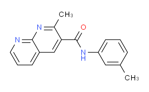 CAS No. 112697-63-9, 2-Methyl-N-(m-tolyl)-1,8-naphthyridine-3-carboxamide