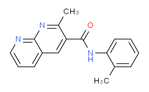 CAS No. 112697-62-8, 2-Methyl-N-(o-tolyl)-1,8-naphthyridine-3-carboxamide