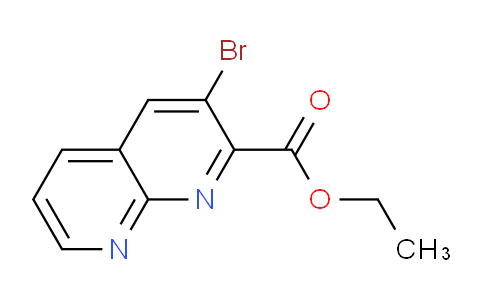 CAS No. 2044706-61-6, Ethyl 3-bromo-1,8-naphthyridine-2-carboxylate