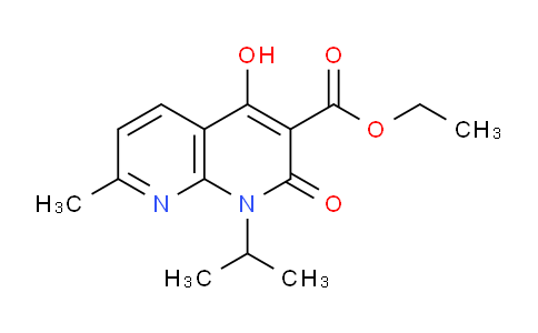 CAS No. 1253791-01-3, Ethyl 4-hydroxy-1-isopropyl-7-methyl-2-oxo-1,2-dihydro-1,8-naphthyridine-3-carboxylate