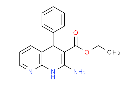 CAS No. 161987-77-5, Ethyl 2-amino-4-phenyl-1,4-dihydro-1,8-naphthyridine-3-carboxylate