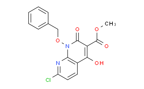 CAS No. 1956371-75-7, Methyl 1-(benzyloxy)-7-chloro-4-hydroxy-2-oxo-1,2-dihydro-1,8-naphthyridine-3-carboxylate