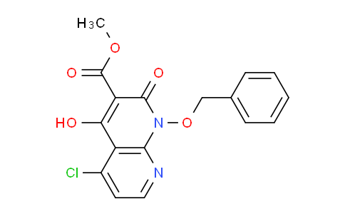 CAS No. 1956328-39-4, Methyl 1-(benzyloxy)-5-chloro-4-hydroxy-2-oxo-1,2-dihydro-1,8-naphthyridine-3-carboxylate