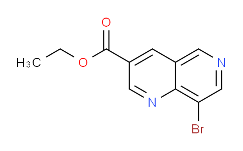 CAS No. 2089652-13-9, Ethyl 8-bromo-1,6-naphthyridine-3-carboxylate
