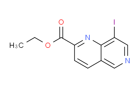 CAS No. 1005030-67-0, Ethyl 8-iodo-1,6-naphthyridine-2-carboxylate