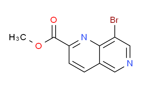 CAS No. 875514-20-8, methyl 8-bromo-1,6-naphthyridine-2-carboxylate