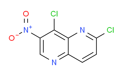 CAS No. 1366050-48-7, 2,8-dichloro-7-nitro-1,5-naphthyridine
