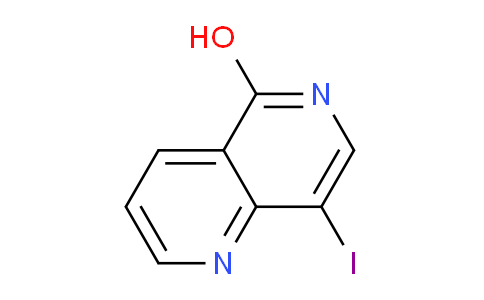 CAS No. 107484-68-4, 8-iodo-1,6-naphthyridin-5-ol
