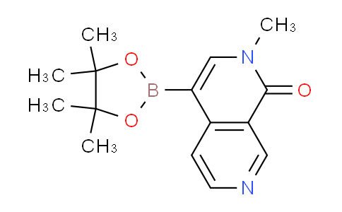 CAS No. 2369067-97-8, 2-methyl-4-(tetramethyl-1,3,2-dioxaborolan-2-yl)-1,2-dihydro-2,7-naphthyridin-1-one