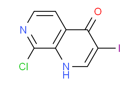 CAS No. 1812220-08-8, 8-chloro-3-iodo-1,4-dihydro-1,7-naphthyridin-4-one