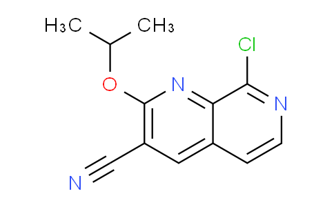 CAS No. 2306265-08-5, 8-chloro-2-isopropoxy-1,7-naphthyridine-3-carbonitrile