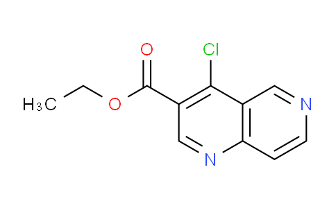 CAS No. 92972-76-4, ethyl 4-chloro-1,6-naphthyridine-3-carboxylate