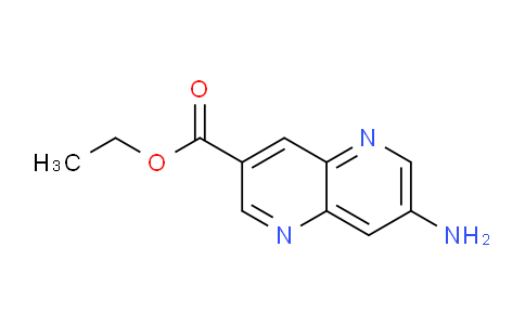 CAS No. 2089648-55-3, ethyl 7-amino-1,5-naphthyridine-3-carboxylate