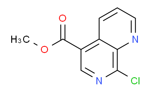 CAS No. 1424941-35-4, methyl 8-chloro-1,7-naphthyridine-5-carboxylate