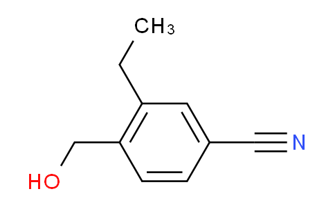 CAS No. 202522-03-0, 3-ethyl-4-(hydroxymethyl)benzonitrile
