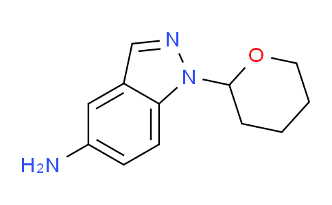 CAS No. 478832-10-9, 1-(Tetrahydro-2H-pyran-2-yl)-1H-indazol-5-amine