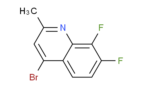 CAS No. 1189106-60-2, 4-Bromo-7,8-difluoro-2-methylquinoline