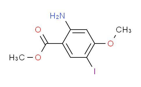 CAS No. 1256958-34-5, methyl 2-amino-5-iodo-4-methoxybenzoate