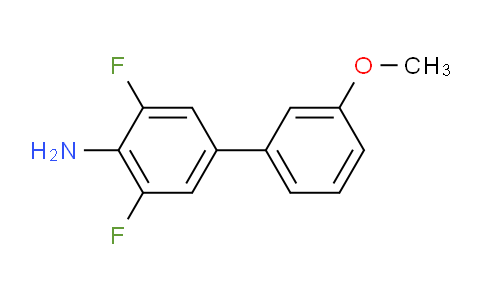 CAS No. 867288-00-4, 2,6-difluoro-4-(3-methoxyphenyl)aniline