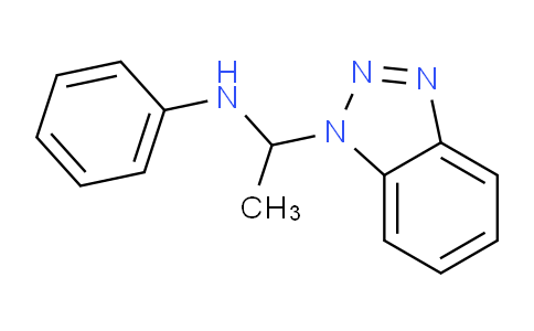 CAS No. 122062-68-4, N-(1-(1H-benzo[d][1,2,3]triazol-1-yl)ethyl)aniline