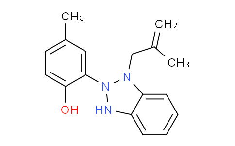 CAS No. 98809-58-6, 4-Methyl-2-(1-(2-methylallyl)-1H-benzo[d][1,2,3]triazol-2(3H)-yl)phenol