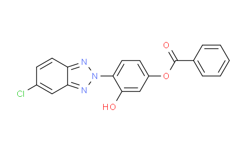 CAS No. 169198-72-5, 4-(5-chloro-2H-benzo[d][1,2,3]triazol-2-yl)-3-hydroxyphenyl benzoate