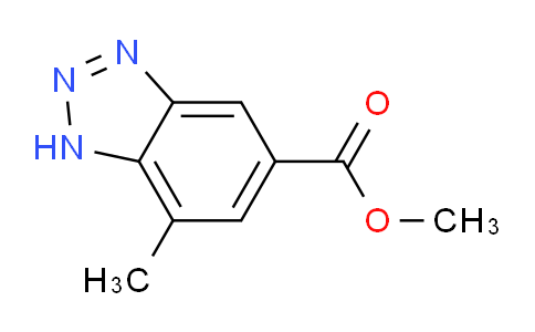 CAS No. 1132638-93-7, methyl 7-methyl-1H-benzo[d][1,2,3]triazole-5-carboxylate