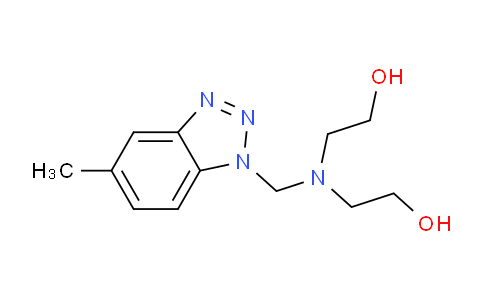 CAS No. 80584-88-9, 2,2'-(((5-methyl-1H-benzo[d][1,2,3]triazol-1-yl)methyl)azanediyl)bis(ethan-1-ol)