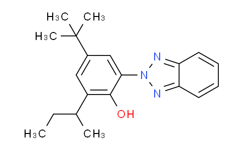CAS No. 36437-37-3, 2-(2H-benzo[d][1,2,3]triazol-2-yl)-6-(sec-butyl)-4-(tert-butyl)phenol