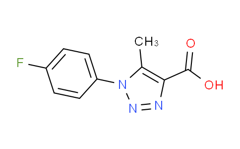 CAS No. 887035-89-4, 1-(4-Fluoro-phenyl)-5-methyl-1H-[1,2,3]triazole-4-carboxylic acid