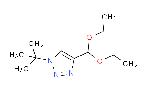 CAS No. 1257633-67-2, 1-(tert-Butyl)-4-(diethoxymethyl)-1H-1,2,3-triazole