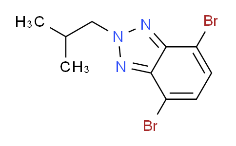 CAS No. 1428418-59-0, 4,7-Dibromo-2-isobutyl-2H-benzo[d][1,2,3]triazole