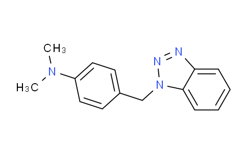 CAS No. 29546-14-3, 4-(1H-1,2,3-Benzotriazol-1-ylmethyl)-N,N-dimethylaniline