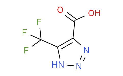 CAS No. 862112-25-2, 5-(Trifluoromethyl)-1H-1,2,3-triazole-4-carboxylic acid