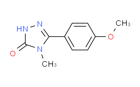 CAS No. 129521-49-9, 3-(4-methoxyphenyl)-4-methyl-1H-1,2,4-triazol-5-one