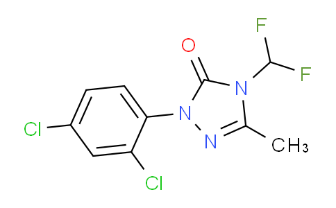 CAS No. 111992-16-6, 2-(2,4-dichlorophenyl)-4-(difluoromethyl)-5-methyl-1,2,4-triazol-3-one