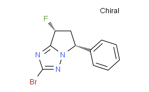 CAS No. 2268741-12-2, (5R,7R)-2-bromo-7-fluoro-5-phenyl-6,7-dihydro-5H-pyrrolo[1,2-b][1,2,4]triazole