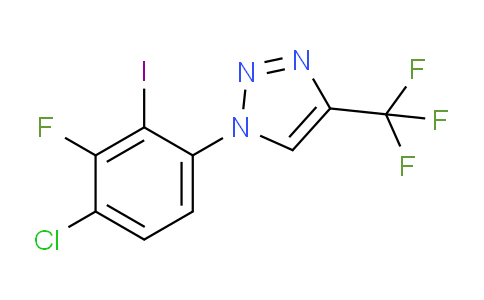 CAS No. 2097065-63-7, 1-(4-chloro-3-fluoro-2-iodophenyl)-4-(trifluoromethyl)triazole