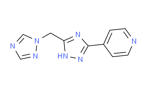 CAS No. 477852-54-3, 4-(5-((1H-1,2,4-Triazol-1-yl)methyl)-1H-1,2,4-triazol-3-yl)pyridine