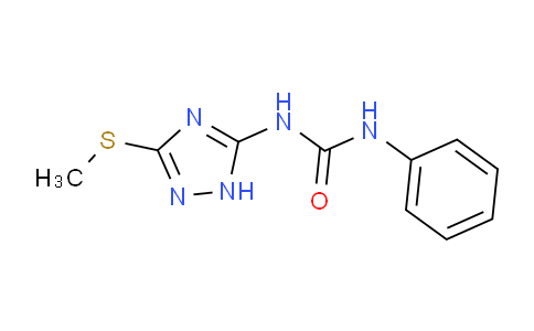 CAS No. 943407-91-8, 3-[3-(Methylsulfanyl)-1H-1,2,4-triazol-5-yl]-1-phenylurea