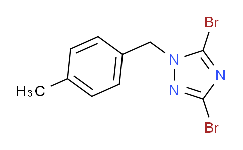 CAS No. 919971-48-5, 3,5-Dibromo-1-[(4-methylphenyl)methyl]-1H-1,2,4-triazole