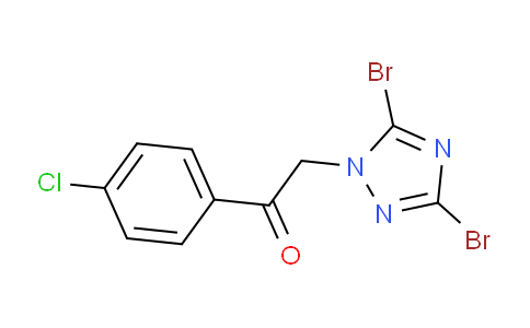 CAS No. 914350-25-7, 1-(4-Chlorophenyl)-2-(3,5-dibromo-1H-1,2,4-triazol-1-yl)ethan-1-one