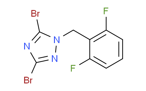 CAS No. 1240570-69-7, 3,5-Dibromo-1-[(2,6-difluorophenyl)methyl]-1H-1,2,4-triazole