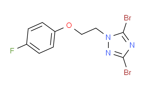 CAS No. 1240571-04-3, 3,5-Dibromo-1-[2-(4-fluorophenoxy)ethyl]-1H-1,2,4-triazole