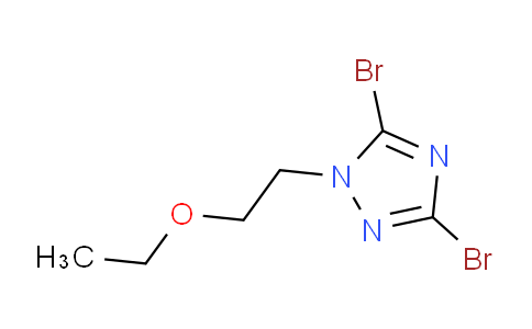 CAS No. 1240579-95-6, 3,5-Dibromo-1-(2-ethoxyethyl)-1H-1,2,4-triazole