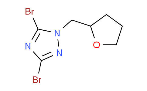 CAS No. 1240571-39-4, 3,5-Dibromo-1-[(oxolan-2-yl)methyl]-1H-1,2,4-triazole