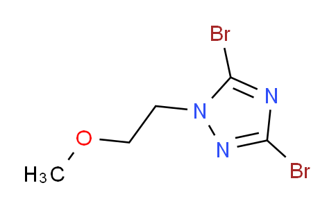 CAS No. 1240571-11-2, 3,5-Dibromo-1-(2-methoxyethyl)-1H-1,2,4-triazole